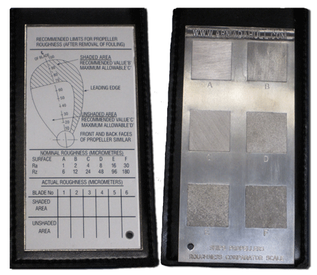 Propeller Roughness Scale.